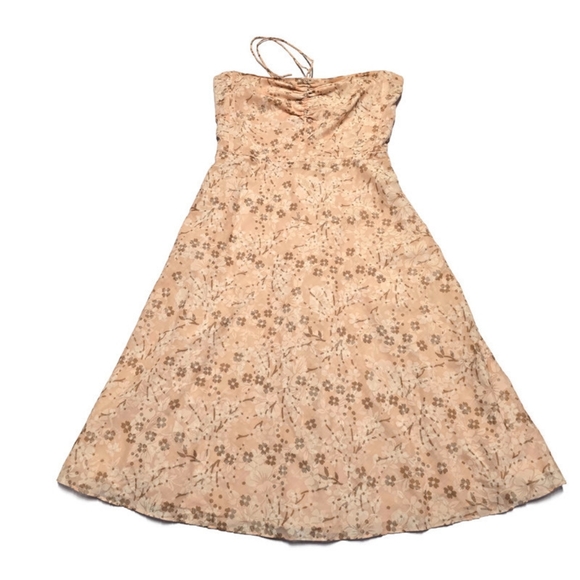 J CREW Dress Cottagecore Floral Print VTG Y2K Coquette Size 8, - Picture 10 of 15